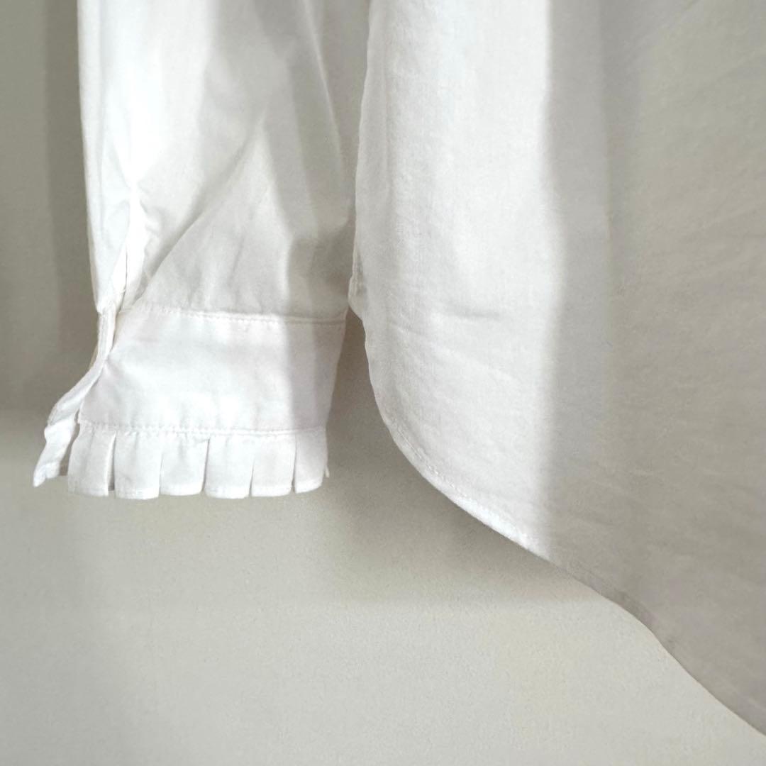 マッキントッシュロンドン シャツブラウス フリル 白 40 新品未使用