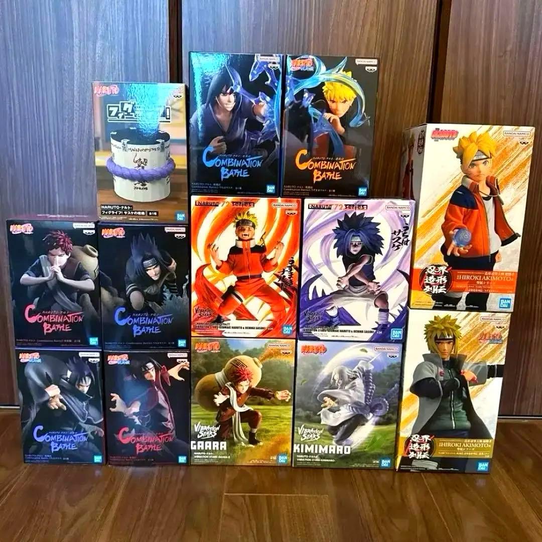 NARUTO疾風伝　フィギュア13体セット　棺桶/忍界造形列伝/バイブレーション