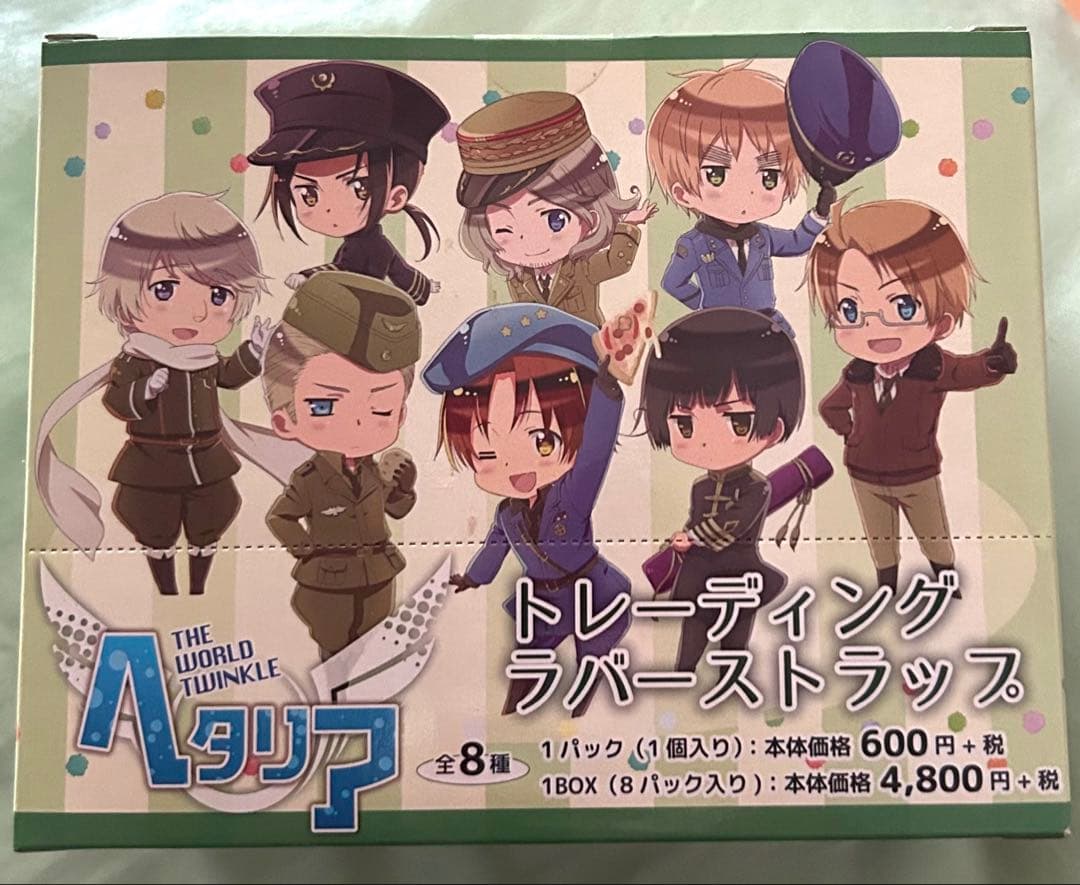 ヘタリア トレーディングラバーストラップ BOX