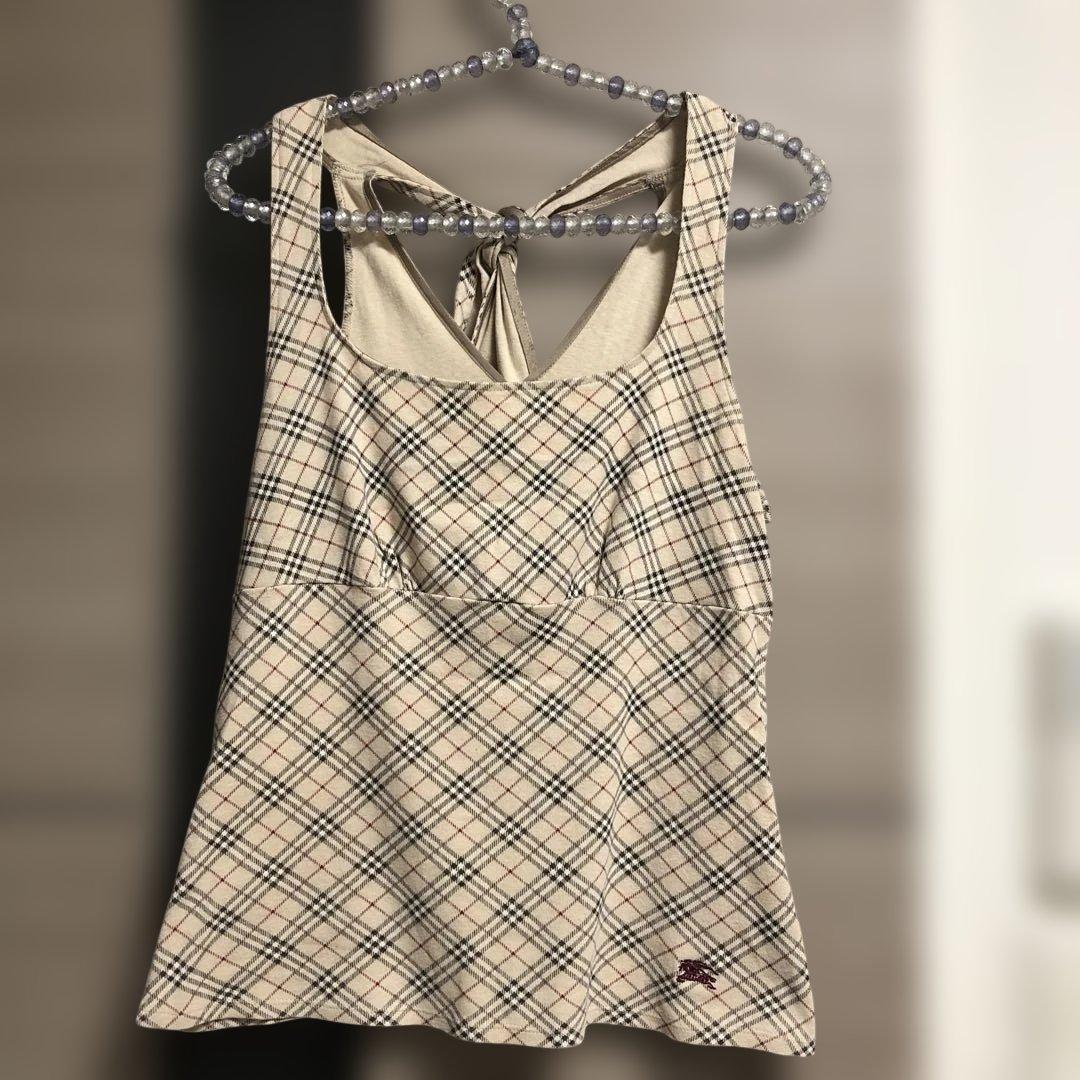 BURBERRY BLUE LABEL キャミソール　ノバチェック38