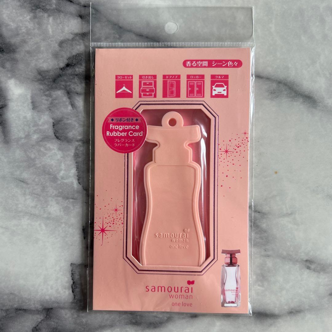 サムライウーマン フレグランスラバーカード ワンラブ 芳香剤 新品 4点
