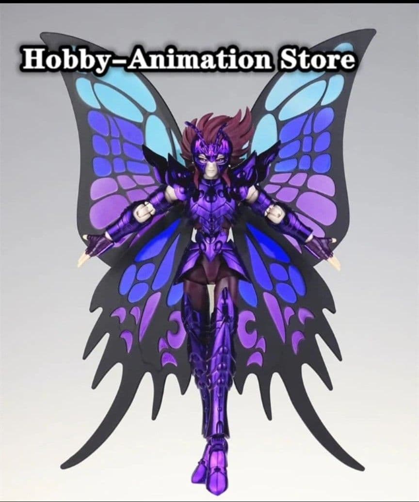 聖闘士星矢　聖闘士聖衣神話 サイズ　地妖星パピヨン　ミュー　原作カラー