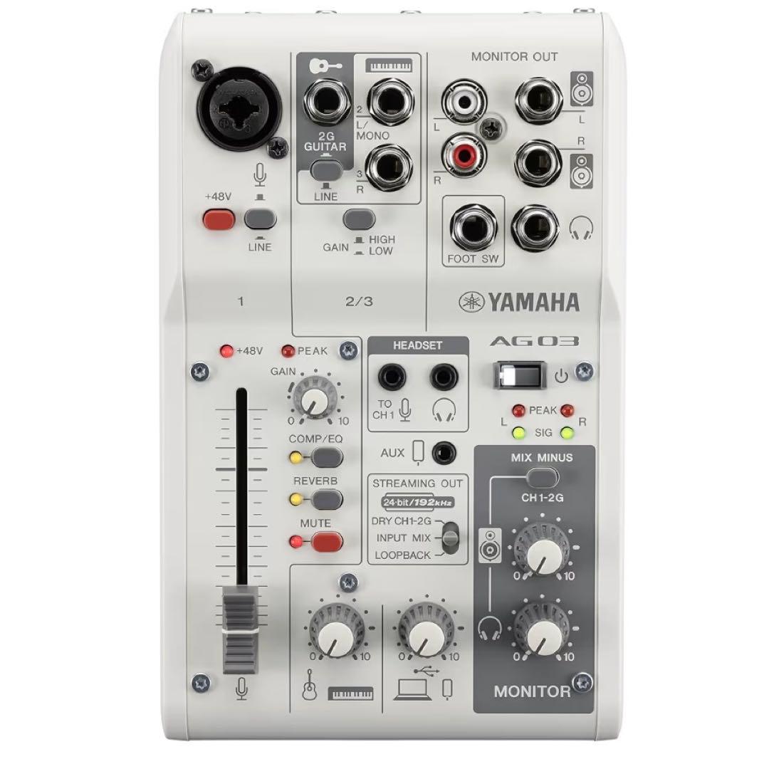 【YAMAHA】 AG03MK2 +3.5mm4極オーディオケーブル