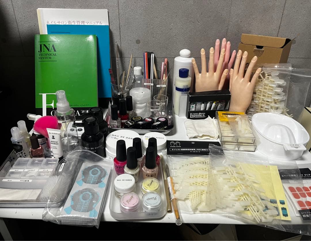 ネイリスト検定セット 検定ハンド　バック付き