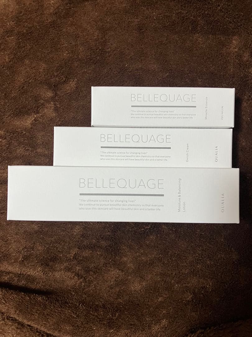 クオリア　化粧水　美容液　クリーム 3点セット ベルクアージュ(BELLEQUAGE)ヒト幹細胞美容液・化粧水・クリーム