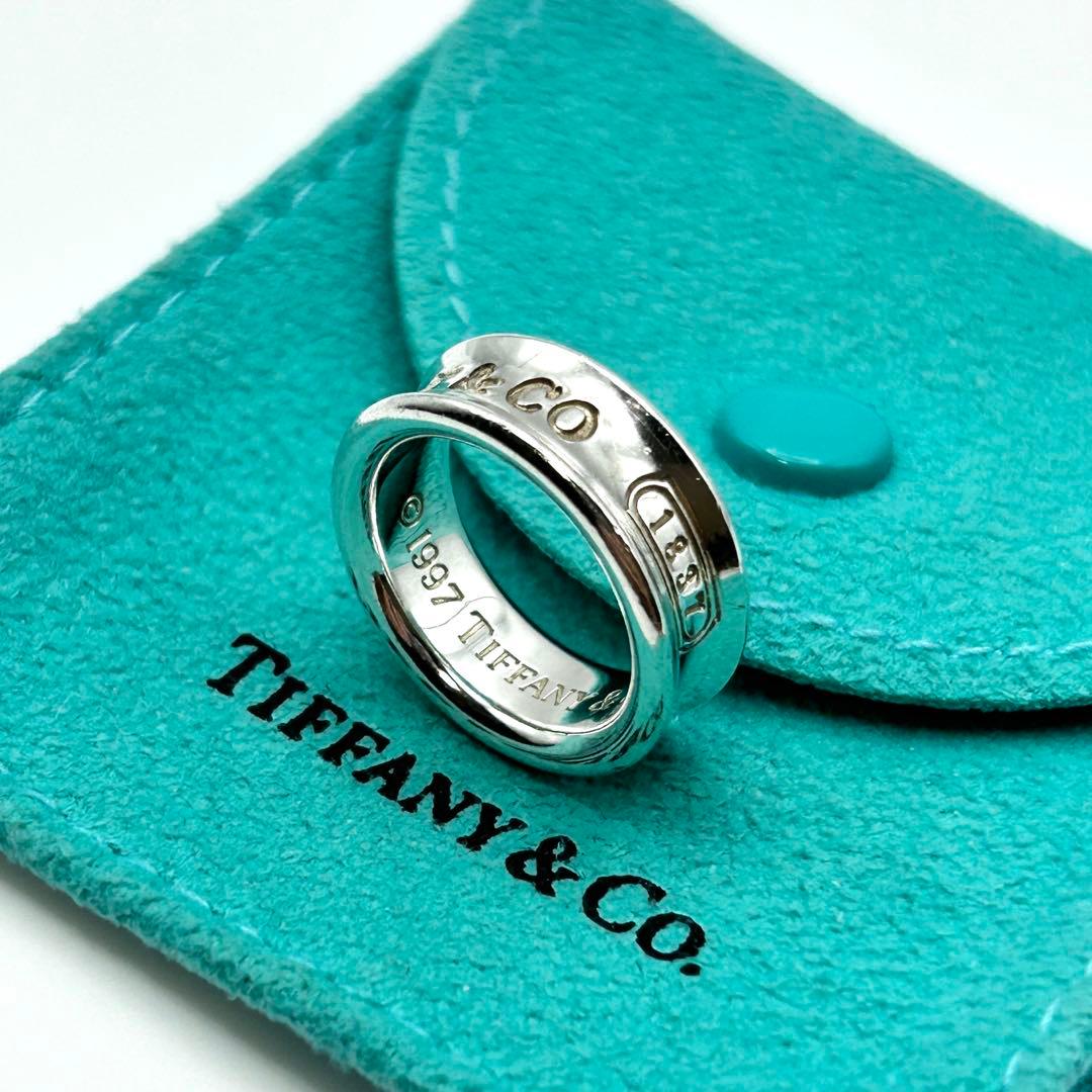 ティファニー　ナロー　1837 リング　約8号　シルバー　925 Tiffany 1837 ティファニー 指輪 SV925 ナロー リング 8号