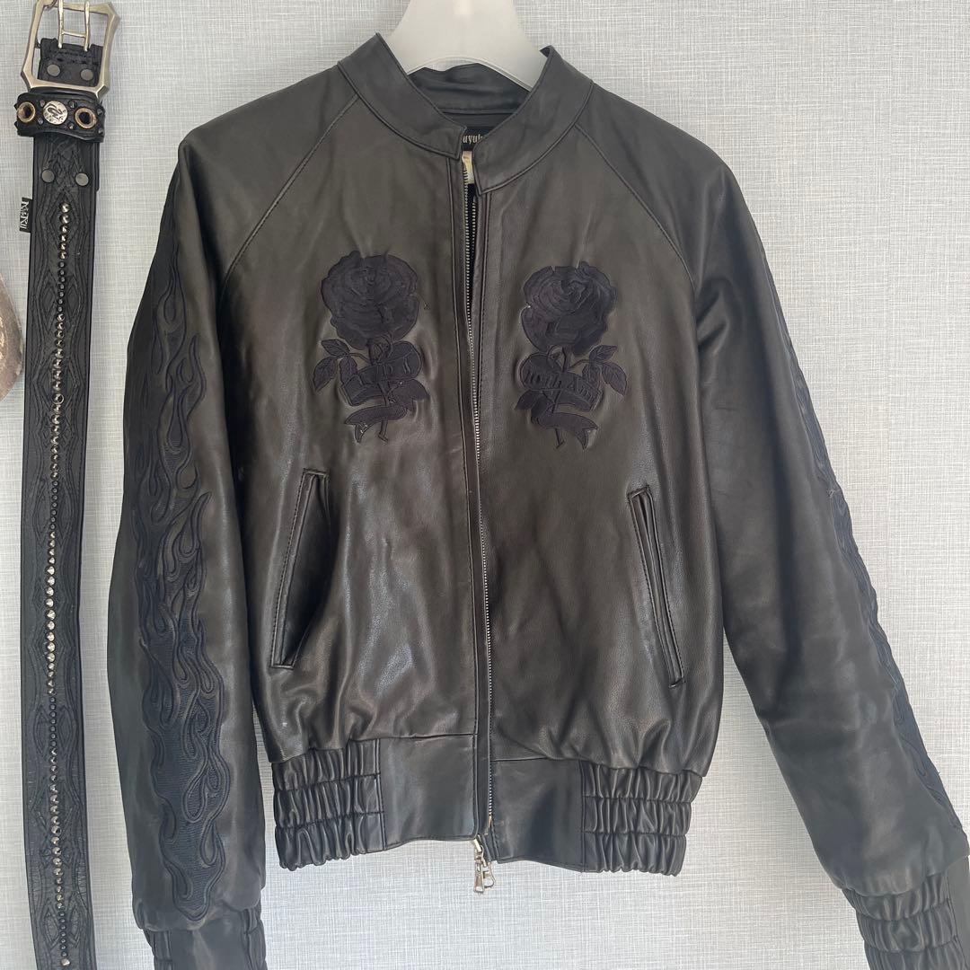 yasuyuki ishii 10周年アニバーサリーレザーブルゾンジャケット