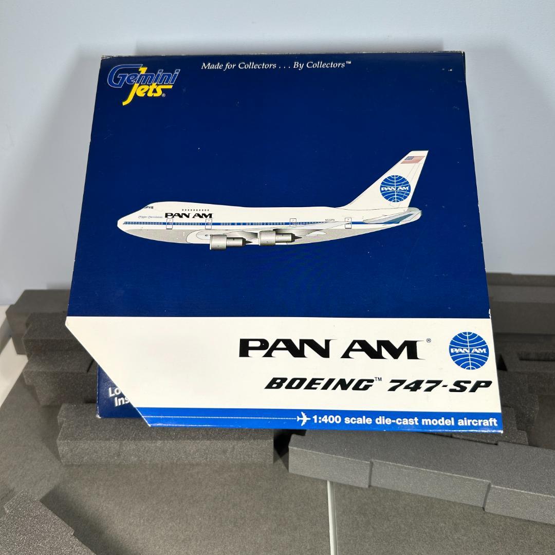 1/400 ジェミニジェッツ B747-SP パンナム N532PA 外箱傷み有