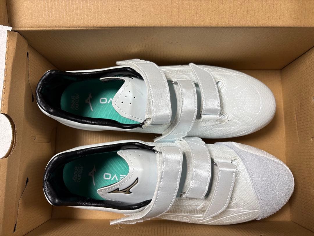 Mizuno ホワイト スパイクシューズ ミズノ（MIZUNO）（キッズ）野球スパイク ジュニア ポイント