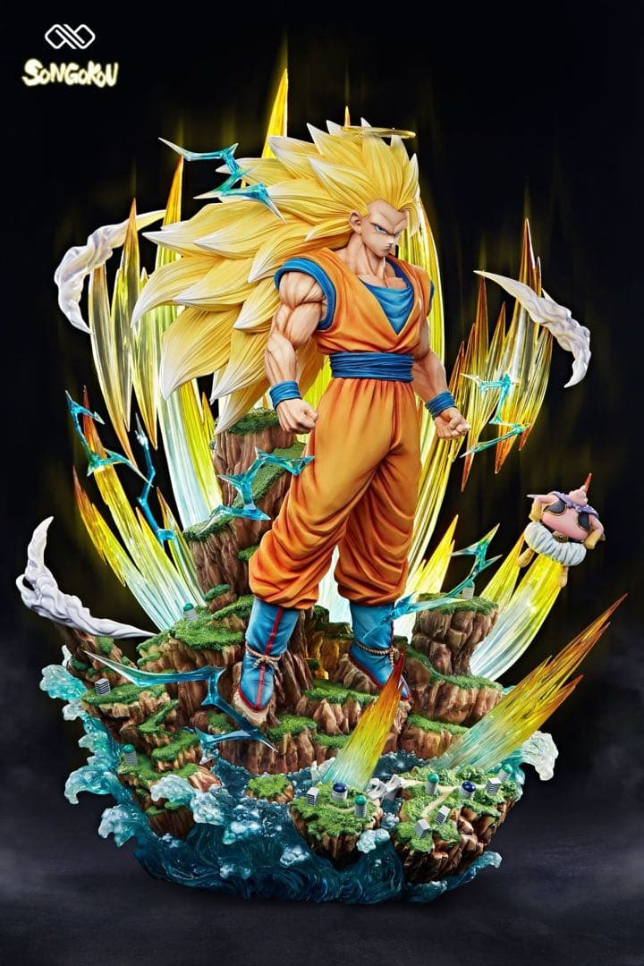 佐*う様 ドラゴンボール スーパーサイヤ人 3 孫悟空 4:1 フィギュア 新品