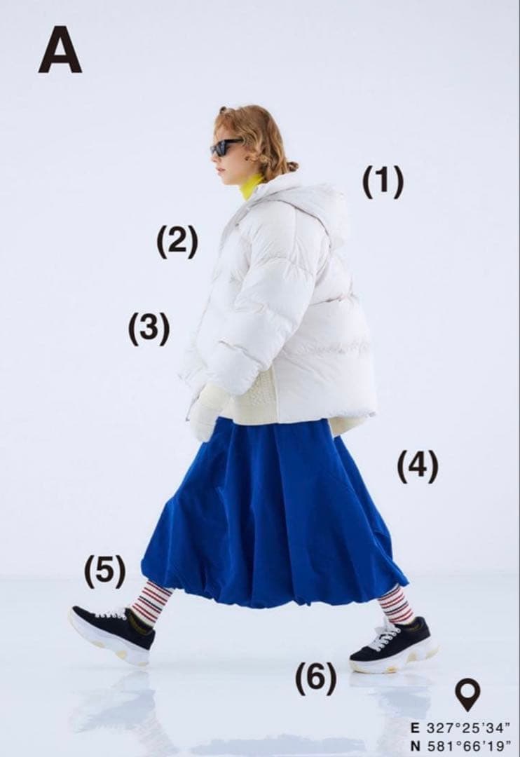 ナゴンスタンス　メモリーグログランパネルボリュームスカート