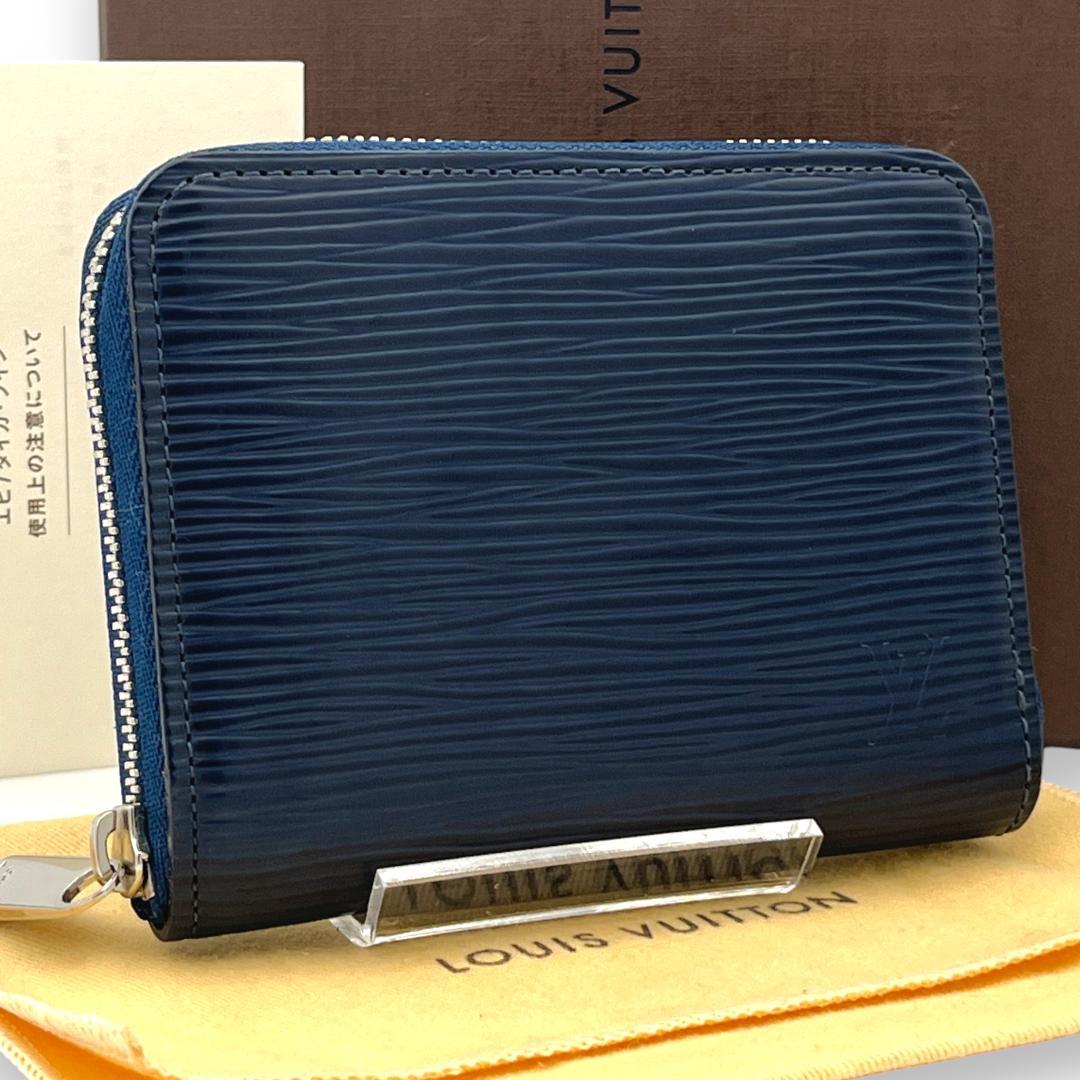 ルイヴィトン 小銭入 ジッピーパース ケース エピ アンディゴブルー