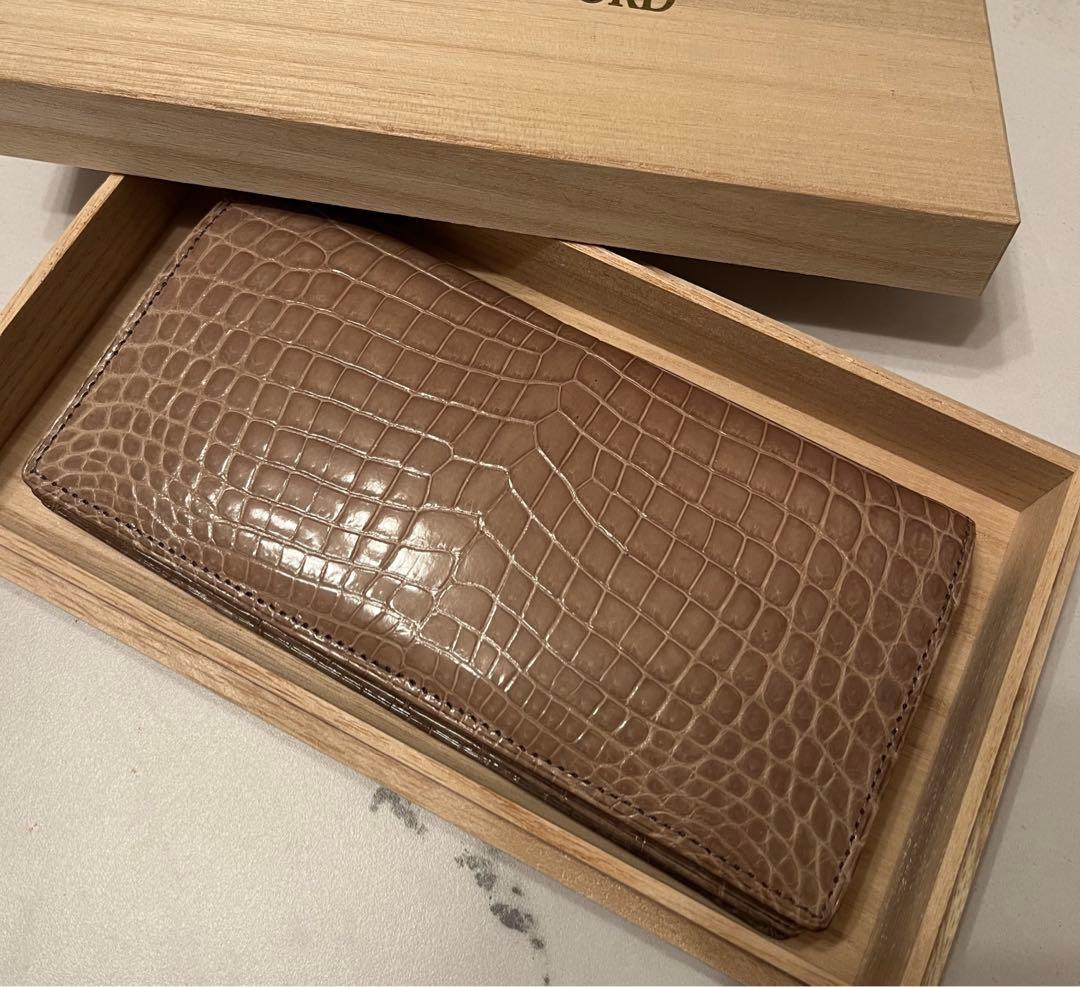 ⚠️きよたか⚠️クロコダイルレザー 長財布