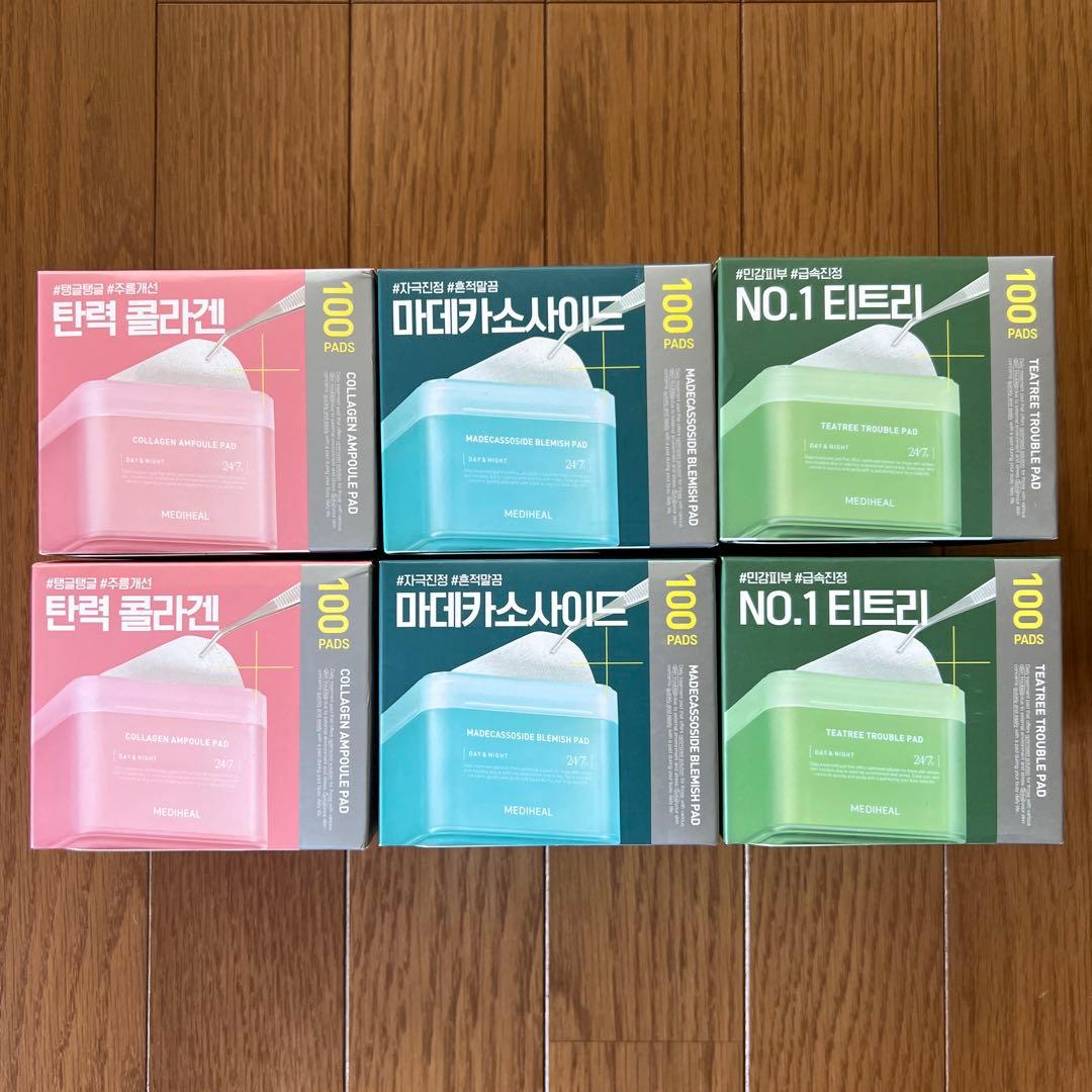 MEDIHEAL メディヒール スキンケア パック パッド 6個セット