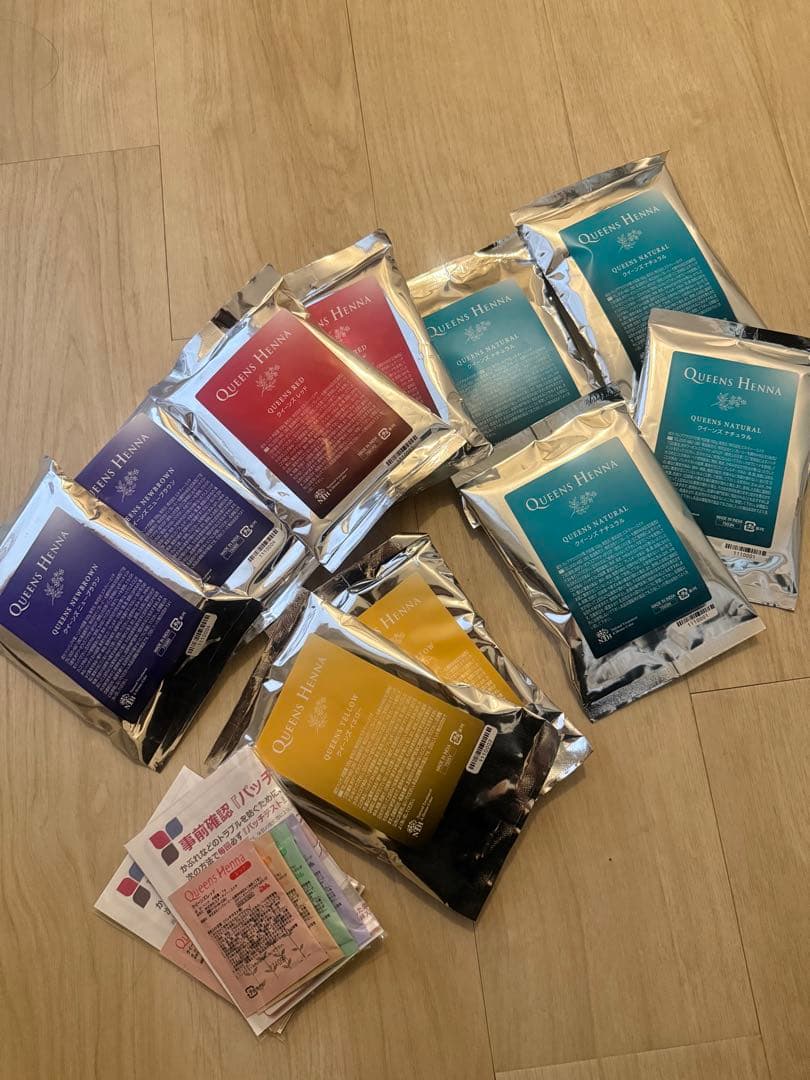 QUEENS HENNA ヘナ カラーリングセット　クイーンズヘナ