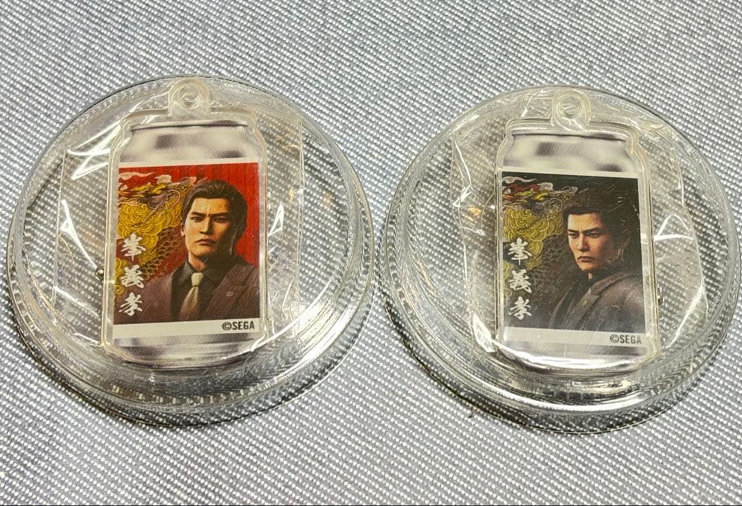 龍が如く極3 サントリーコラボ缶 峯義孝 アクリルキーホルダー 当たり