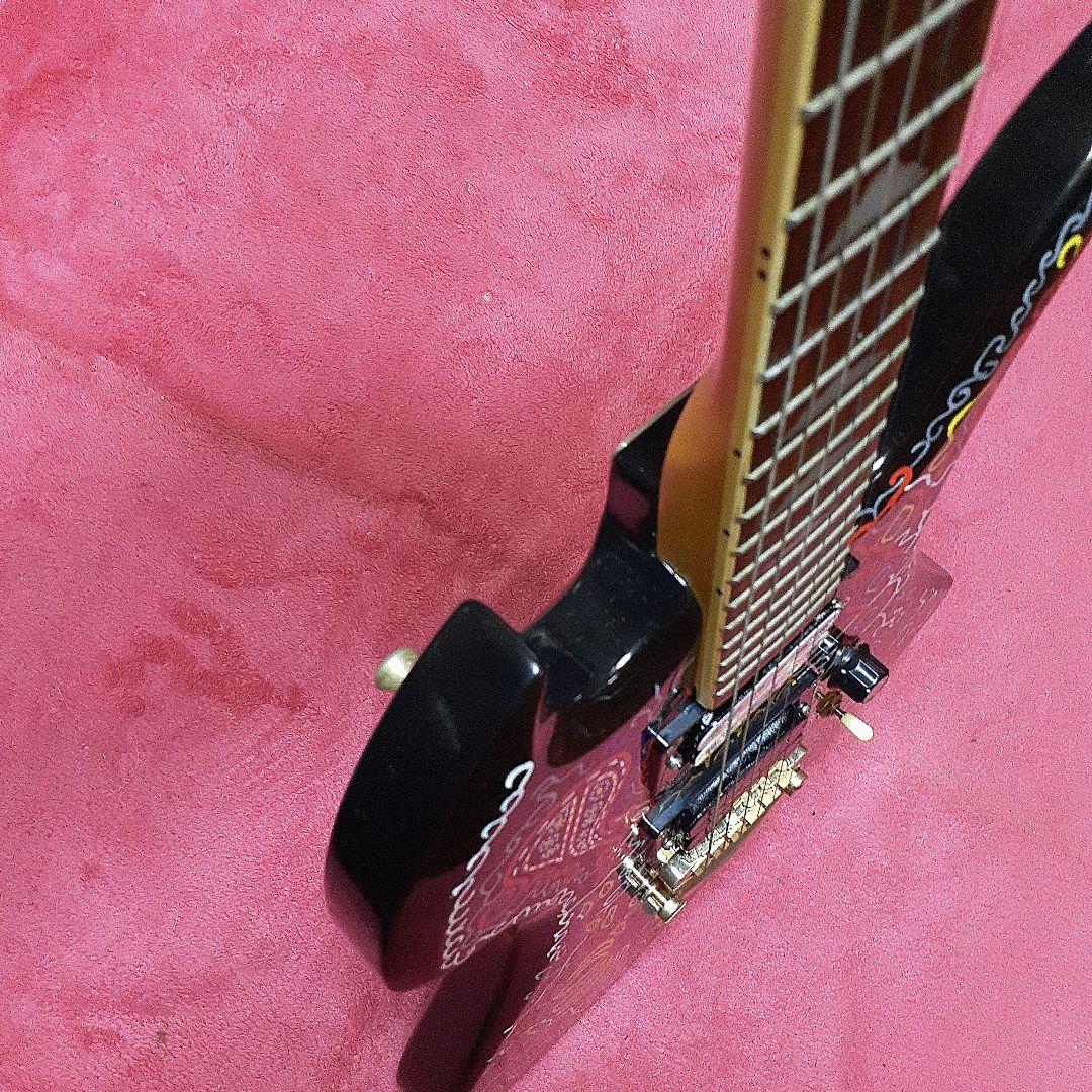 良・美・レア品】紅炎ペイント。hideモデル。モッキンバードエレキ