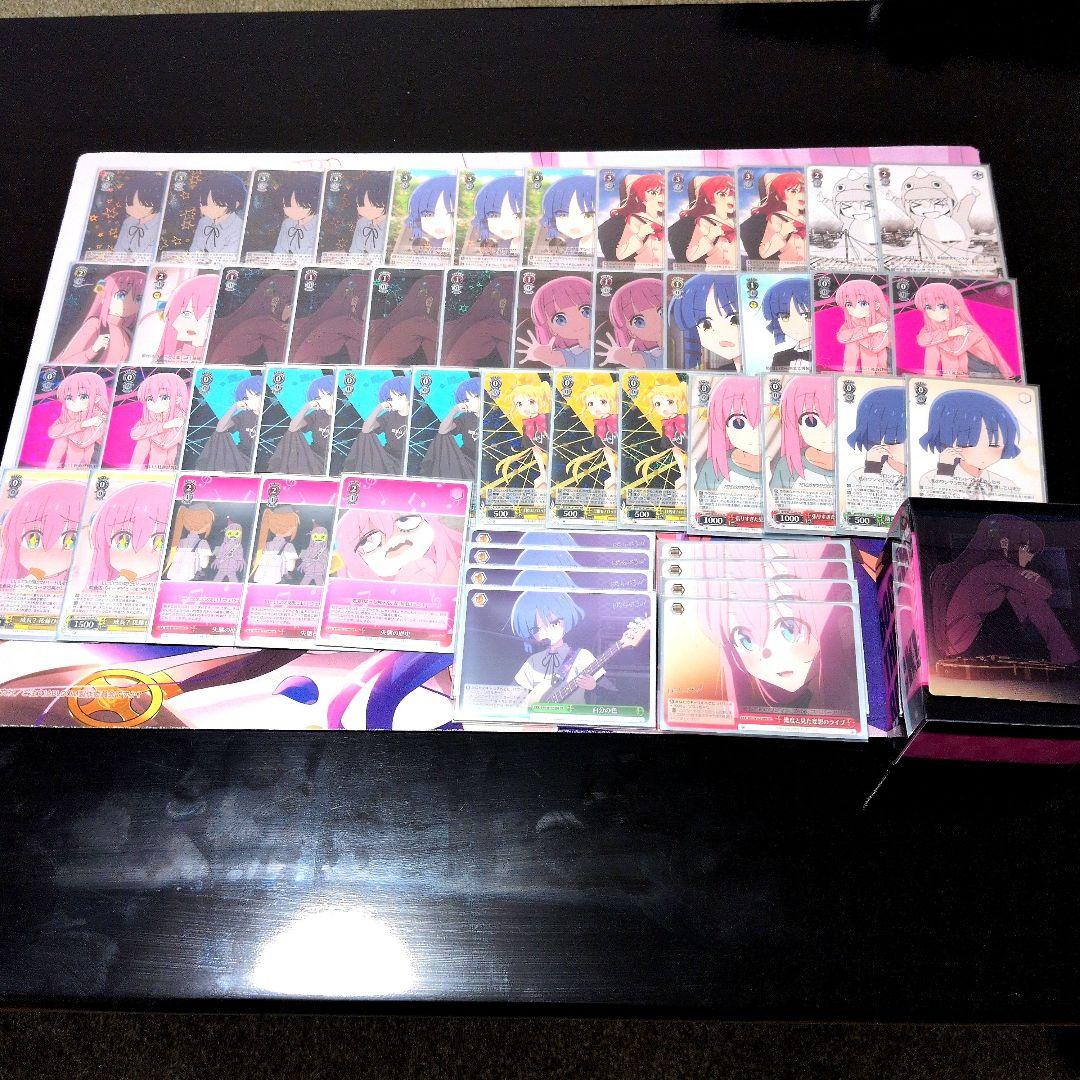 ヴァイスシュヴァルツ　ぼっちざろっくデッキ　スリーブ　デッキホルダー付き