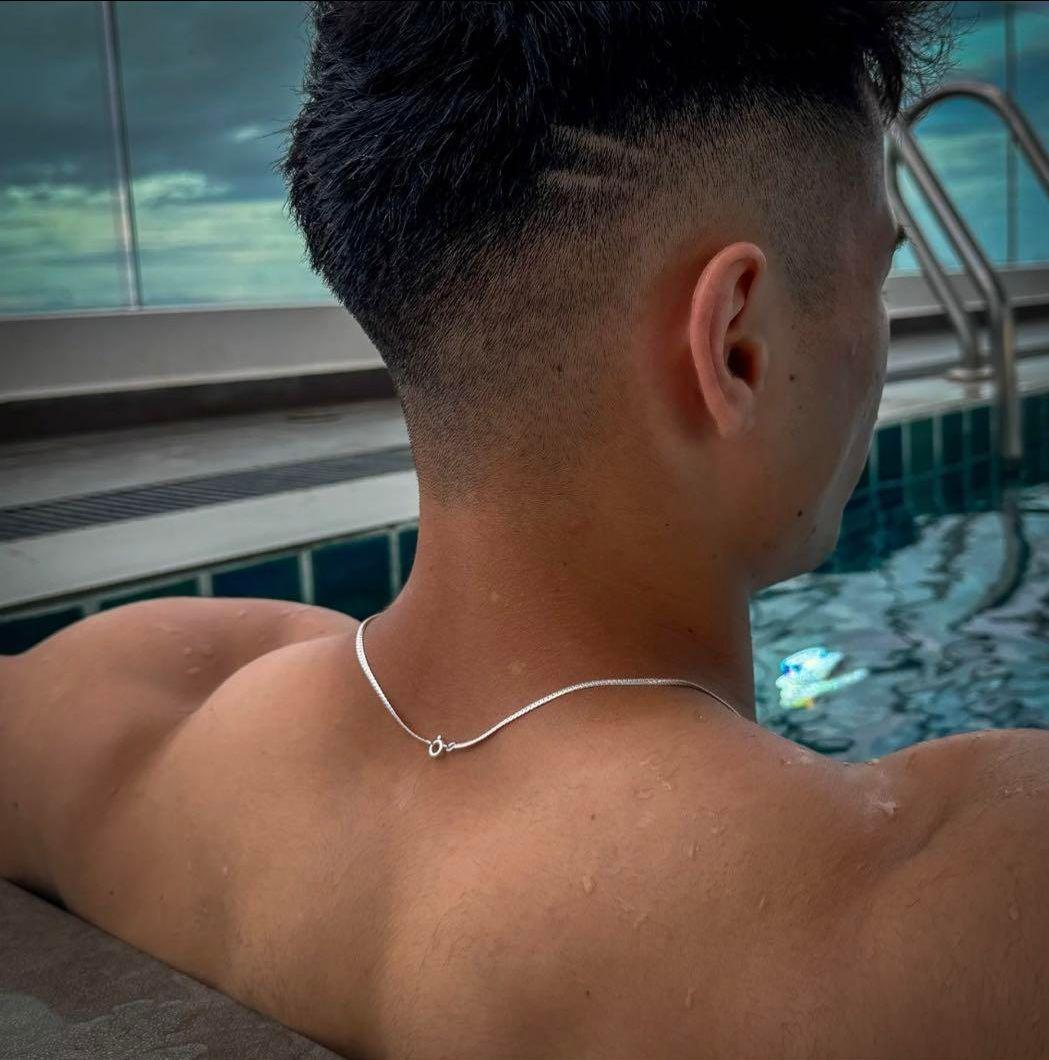 DIFFERENT シルバーチェーンネックレス53センチ ジョージメンズコーチ