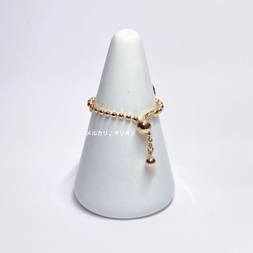 abheri アベリ yoshinob ヨシノブ K18リボン チェーンリング - メルカリ