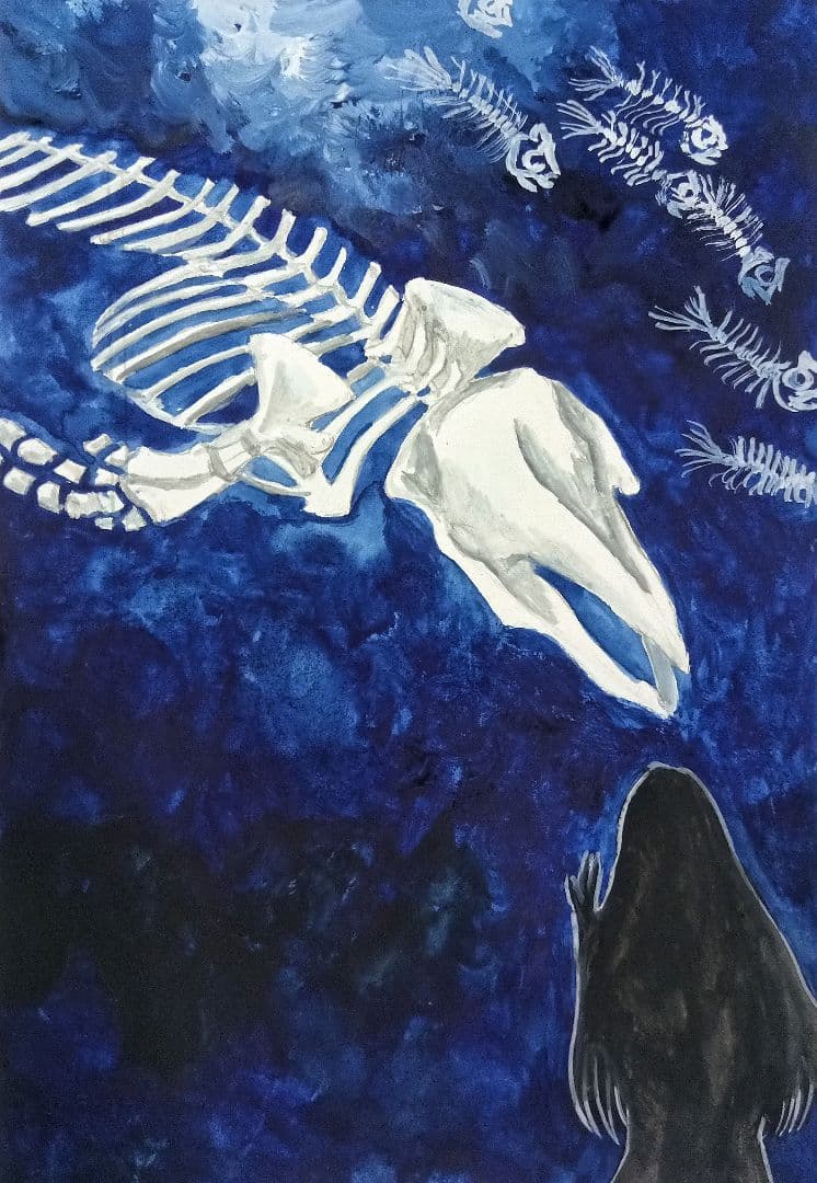 手描きイラスト 原画 水彩画 アナログイラスト ファンタジー - メルカリ