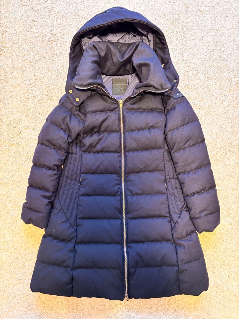 極美品　タトラス ダウンコート ポリテアマ トゥモローランド別注 紺 M