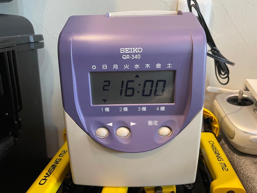 SEIKO QR-340 タイムレコーダー