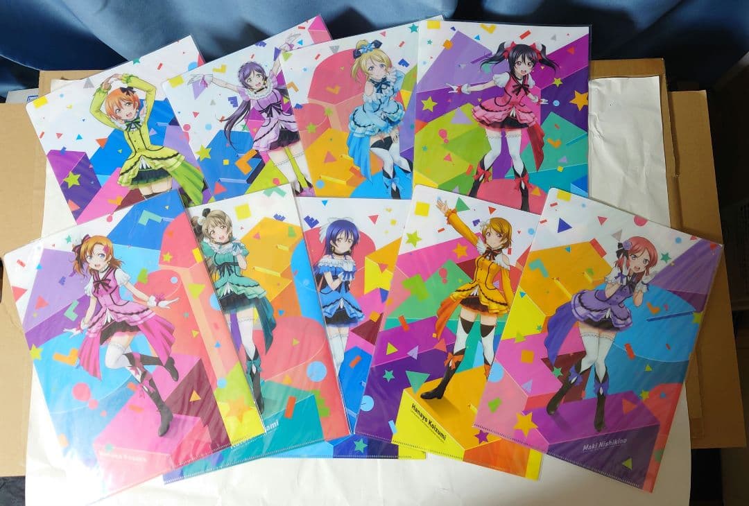 ラブライブ！ バースデーフィギュア 9体セット クリアファイル 特典