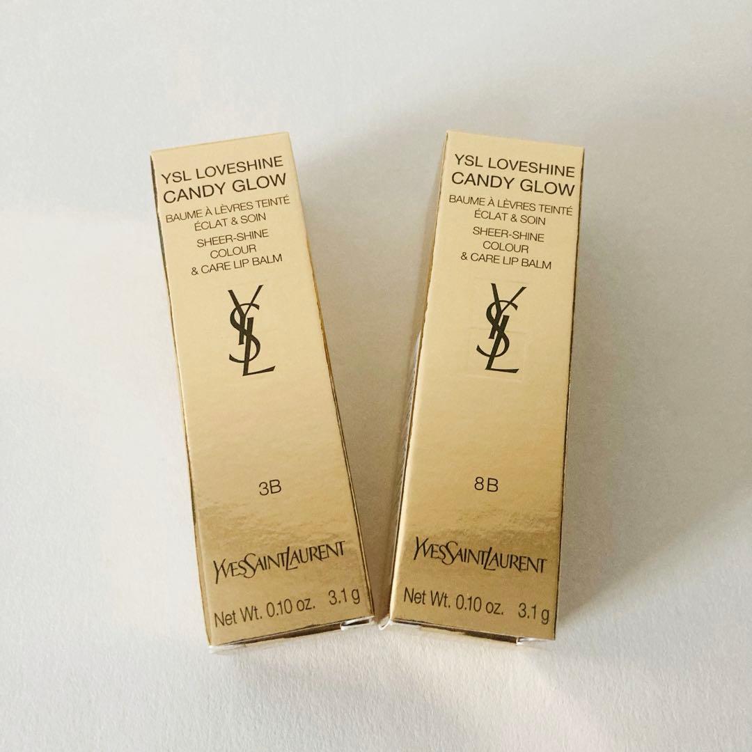 イヴサンローラン ラブシャイン キャンディ グロウ バーム 2本セット