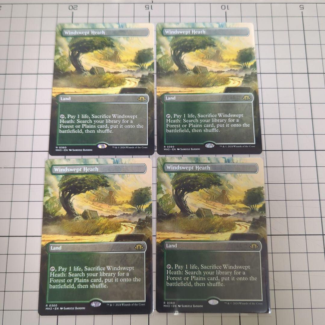 MTG 吹きさらしの荒野/Windswept Heath 4枚セット 英語版 買取：《吹きさらしの荒野/Windswept Heath》[KTK] 土地R | 日本最大級