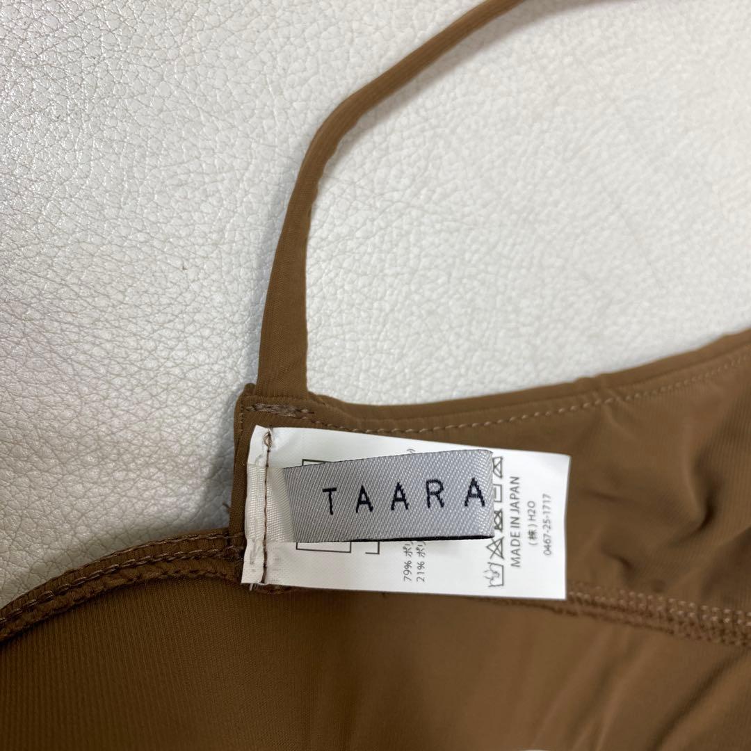 美品 TAARA clothing スイムトップ 水着 ブラウン