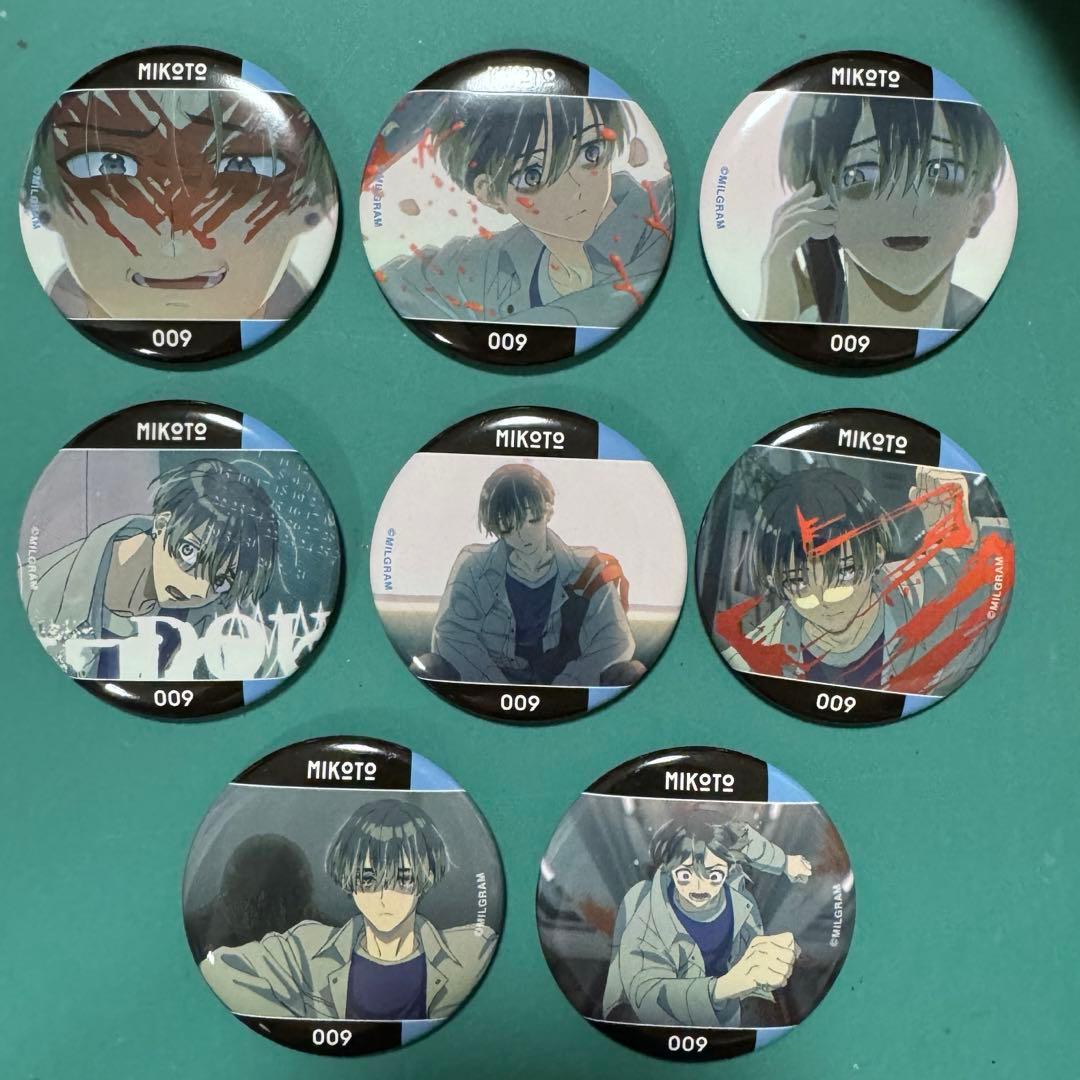 MILGRAM ミルグラム MV 缶バッジ ダブル ミコト - メルカリ