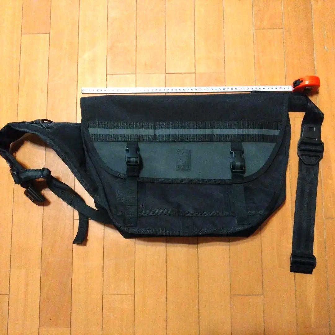 CHROME メッセンジャーバッグ 黒/灰（反射モデル）極上