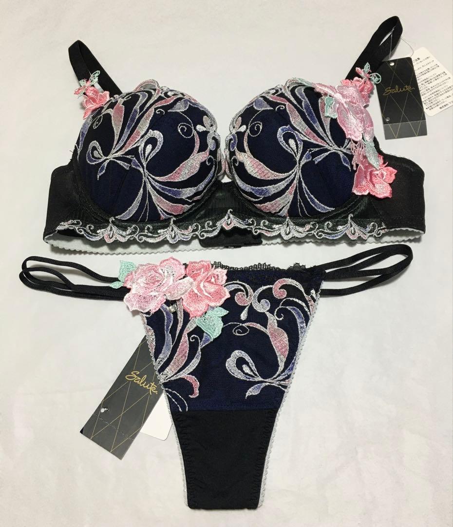 新品　ワコール　サルート 66G ブラジャーD75 ソングM ワコール サルート 66G ブラジャー BTJ466 3/4カップワイヤー P-up