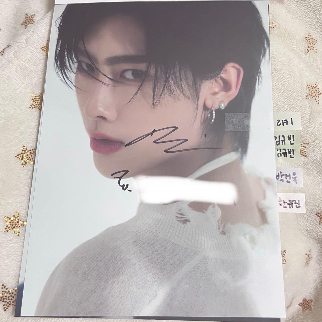 即日・匿名発送】ZB1 リッキー 直筆サイン入り ゼロズバージョン