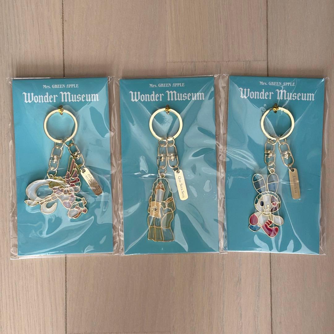 新品未使用 ミセス 展覧会 ステンドグラス キーホルダー ワンダーミュージアム