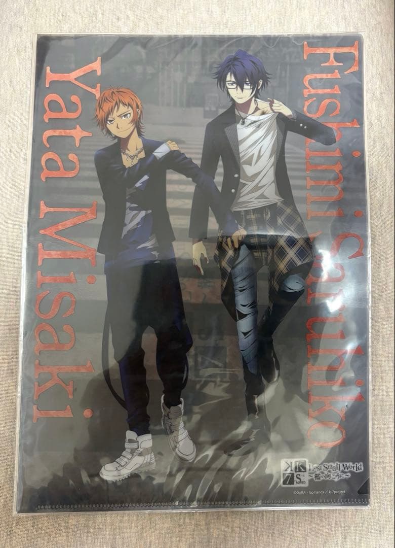アニメK 伏見猿比古 八田美咲 クリアファイル K SEVEN STORIES - メルカリ