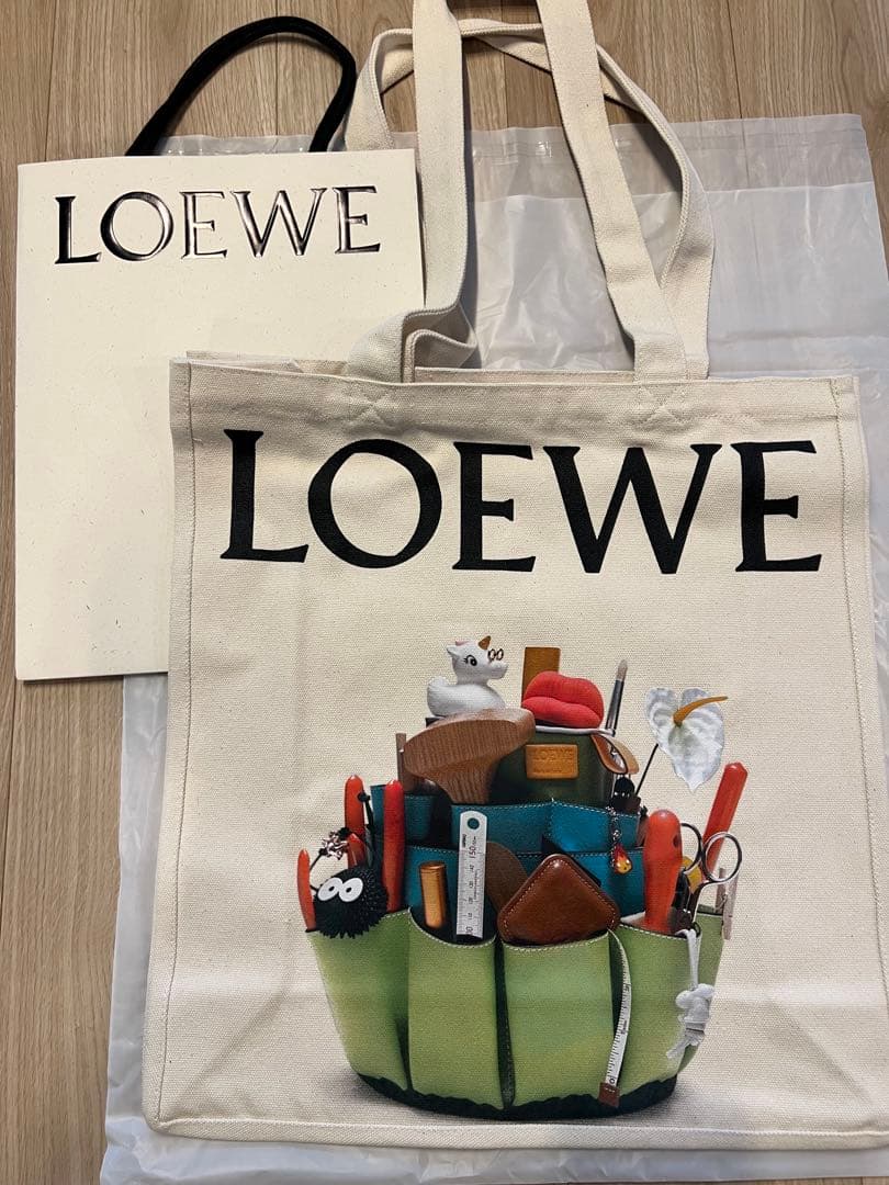 ロエベ クラフテッド・ワールド展 ノベルティ バッグ ジブリ - メルカリ
