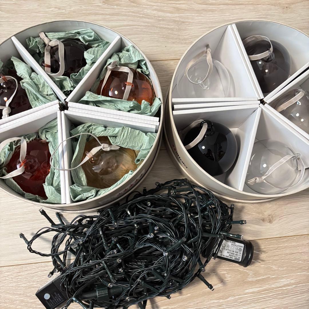 iitala クリスマスオーナメント イルミネーションライト付き