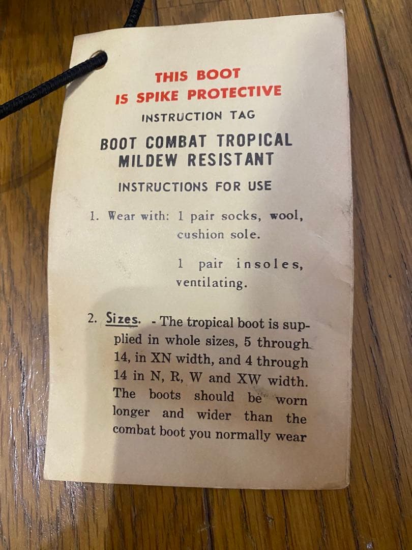 実物 米軍 ベトナム戦争 ジャングルブーツ デッドストック 9N 27cm