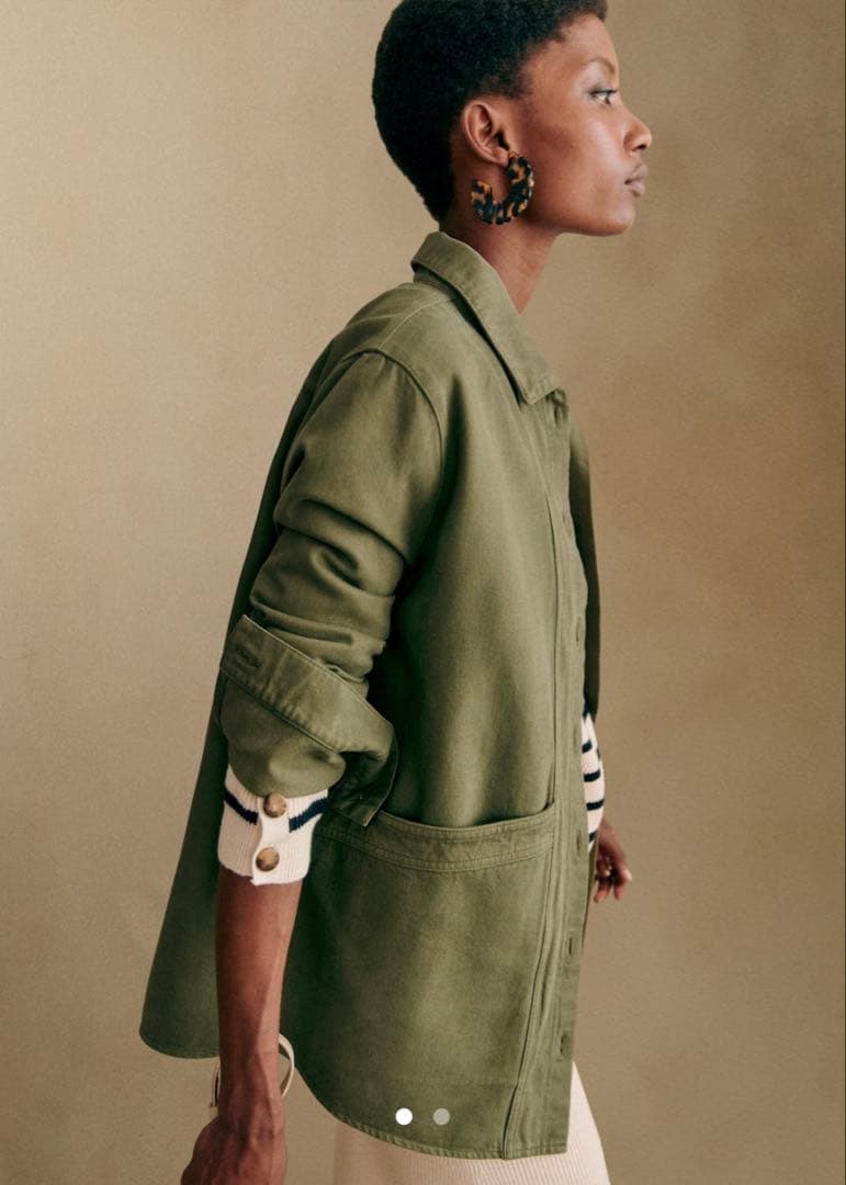 sezane WILLジャケット　カーキ