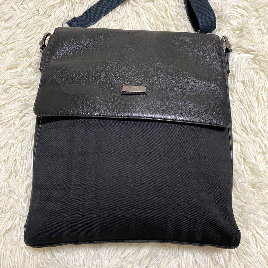 美品✨】バーバリーブラックレーベル ショルダーバッグ フラップ ノバ