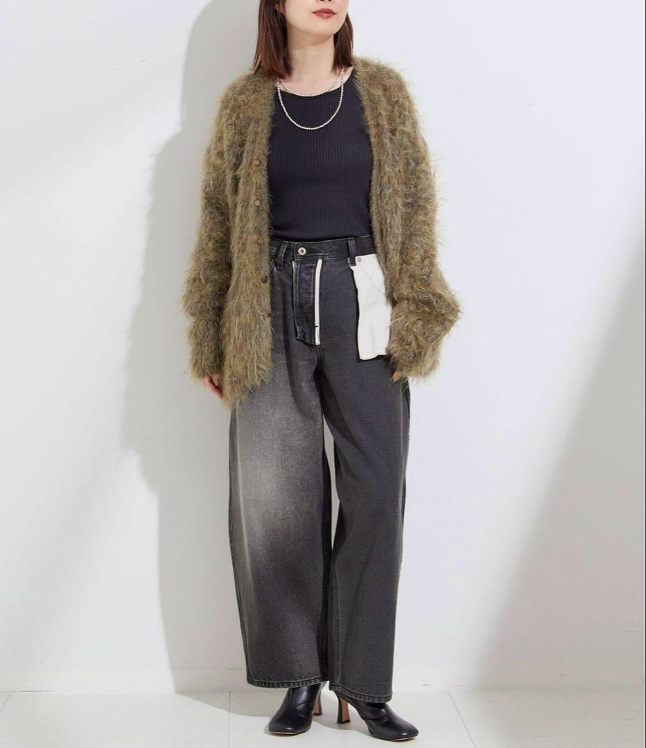 小*）様 INSCRIRE Lee コラボデニム 新品同様 S ブラック