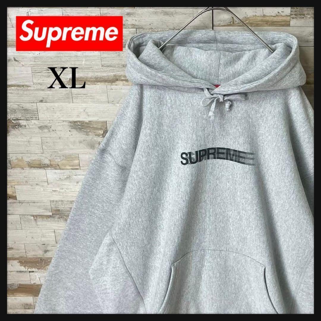 3292 U【人気デザイン】シュプリーム☆モーションロゴ パーカー 2023