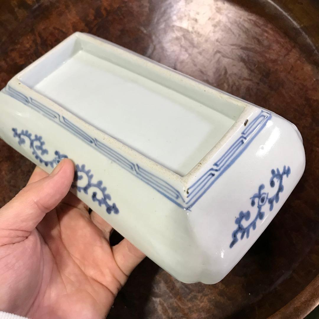 古伊万里 長皿 鮎皿 民藝 民芸 切込焼 波佐見 くらわんか 柿右衛門 藍