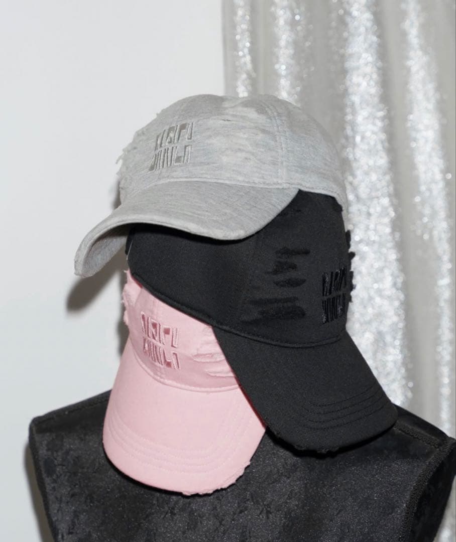 ダーリッチ　スウェットダメージキャップ　GRY