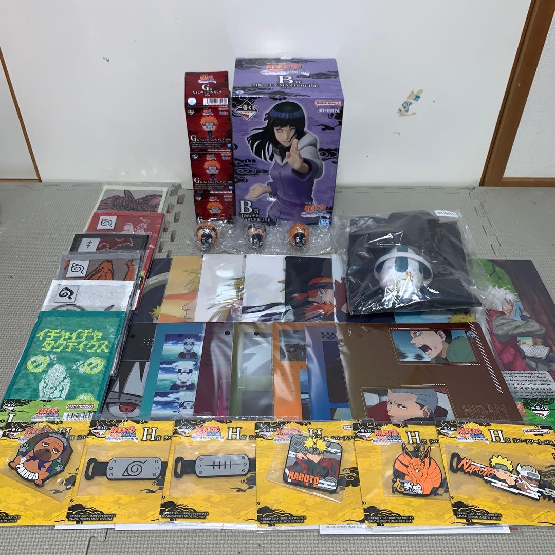 1番くじ ナルト B賞 日向ヒナタ F賞　G賞3種 H I J K賞コンプ