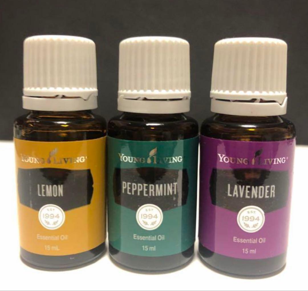 【新品】ヤングリビング　レモン、ラベンダー、ペパーミント　3本セット