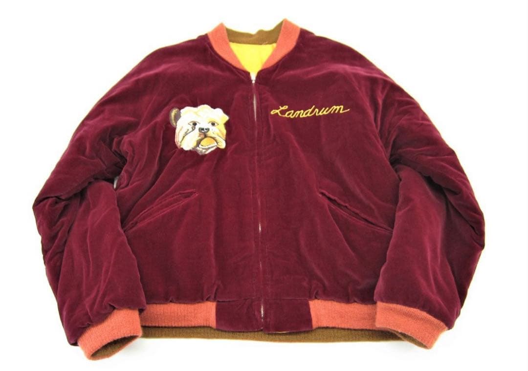 激レア テーラー東洋スカジャン 港商 ブルドッグ - メルカリ