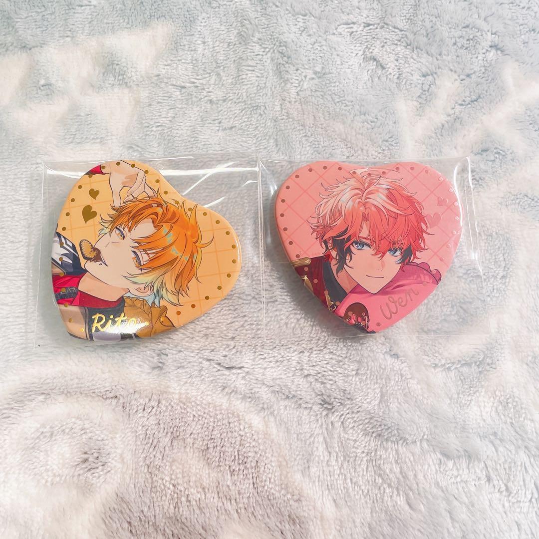 宇佐美リト 赤城ウェン Melty Valentine 缶バッジ - メルカリ